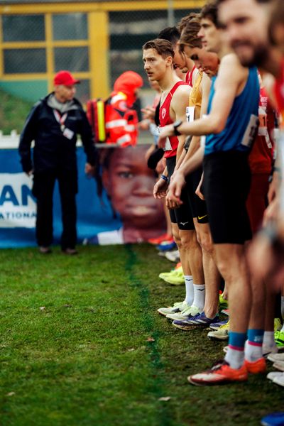 Artur Beimler (LC Cottbus) im Lauf L10 - Männer, U23 Langstrecke bei den Deutschen Meisterschaften im Crosslauf auf dem Sportgelände Bürgerpark Nord am 30.11.2025 in Darmstadt