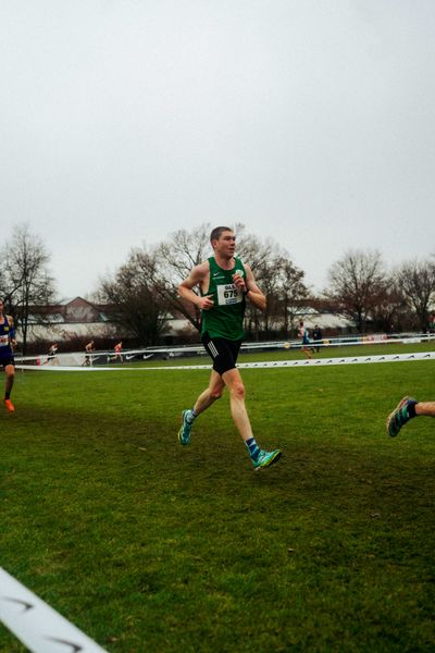 Jan Gregor (VfL Wolfsburg) im Lauf L12 - M35 - M45 Langstrecke bei den Deutschen Meisterschaften im Crosslauf auf dem Sportgelände Bürgerpark Nord am 30.11.2025 in Darmstadt