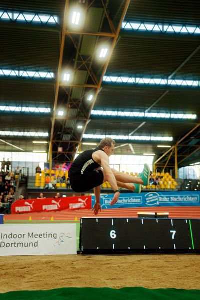 Luka Herden (LG Brillux Münster) am 08.02.2026 beim Sparkassen Indoor Meeting in der Helmut-Körnig-Halle in Dortmund