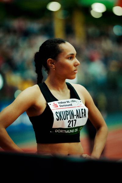 Vanda Skupin-Alfa (Königsteiner LV) am 08.02.2026 beim Sparkassen Indoor Meeting in der Helmut-Körnig-Halle in Dortmund