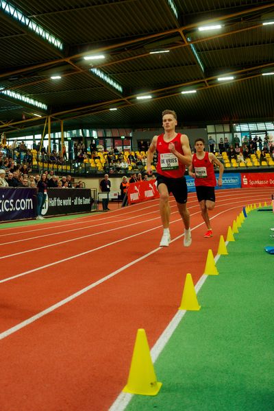 Jan de Vries (DSC Oldenburg) am 08.02.2026 beim Sparkassen Indoor Meeting in der Helmut-Körnig-Halle in Dortmund