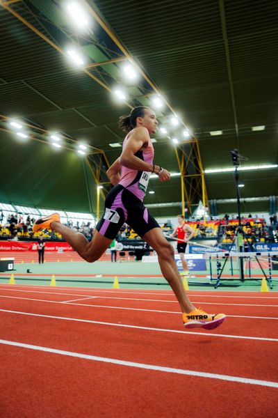 Malik Skupin-Alfa (LG Offenburg) am 08.02.2026 beim Sparkassen Indoor Meeting in der Helmut-Körnig-Halle in Dortmund