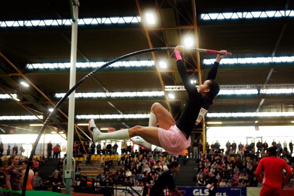 Jacqueline Otchere (MTG Mannheim) am 08.02.2026 beim Sparkassen Indoor Meeting in der Helmut-Körnig-Halle in Dortmund