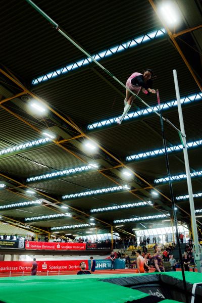 Jacqueline Otchere (MTG Mannheim) am 08.02.2026 beim Sparkassen Indoor Meeting in der Helmut-Körnig-Halle in Dortmund