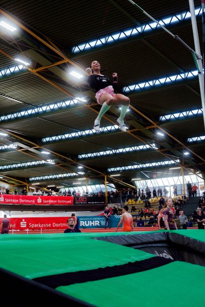 Jacqueline Otchere (MTG Mannheim) am 08.02.2026 beim Sparkassen Indoor Meeting in der Helmut-Körnig-Halle in Dortmund