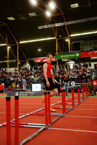 Stefan Volzer (TSV Bayer 04 Leverkusen) am 08.02.2026 beim Sparkassen Indoor Meeting in der Helmut-Körnig-Halle in Dortmund