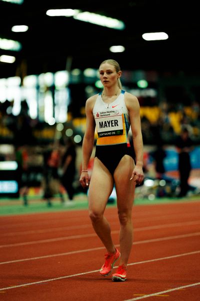 Sina Mayer (LAZ Zweibrücken) am 08.02.2026 beim Sparkassen Indoor Meeting in der Helmut-Körnig-Halle in Dortmund