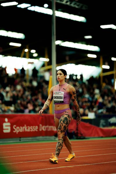 Ewa Swoboda (Polen) am 08.02.2026 beim Sparkassen Indoor Meeting in der Helmut-Körnig-Halle in Dortmund