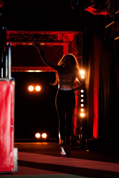 Saliyya Guisse (Belgien) am 08.02.2026 beim Sparkassen Indoor Meeting in der Helmut-Körnig-Halle in Dortmund