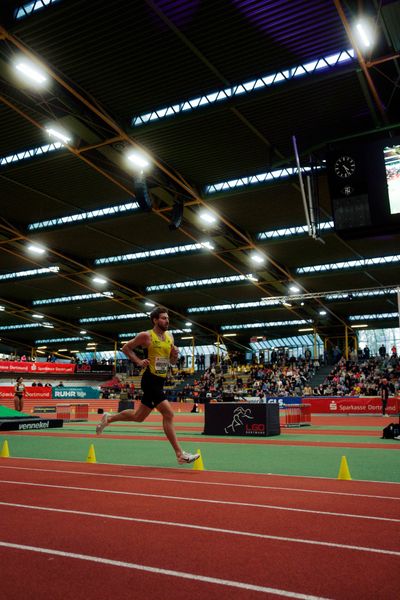 Jens Mergenthaler (LG farbtex Nordschwarzwald) am 08.02.2026 beim Sparkassen Indoor Meeting in der Helmut-Körnig-Halle in Dortmund