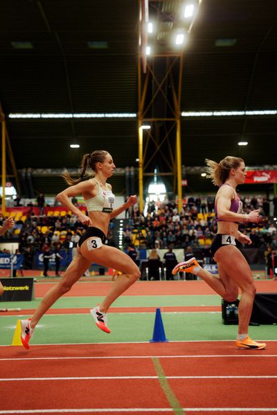 Maria Freij (Schweden) am 08.02.2026 beim Sparkassen Indoor Meeting in der Helmut-Körnig-Halle in Dortmund