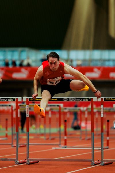 Stefan Volzer (TSV Bayer 04 Leverkusen) am 08.02.2026 beim Sparkassen Indoor Meeting in der Helmut-Körnig-Halle in Dortmund