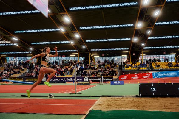 Kira Wittmann (Hannover 96) am 08.02.2026 beim Sparkassen Indoor Meeting in der Helmut-Körnig-Halle in Dortmund