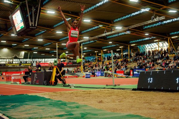 Davisleidis Velazco (Kuba) am 08.02.2026 beim Sparkassen Indoor Meeting in der Helmut-Körnig-Halle in Dortmund