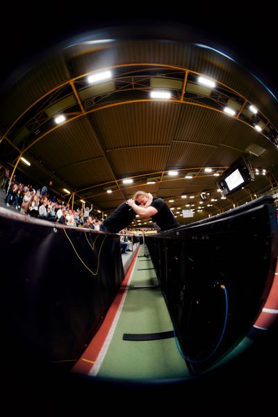 Georg Harpf (LG Stadtwerke München) am 27.02.2026 bei den Deutschen Hallen Meisterschaften in der Helmut-Körnig-Halle in Dortmund