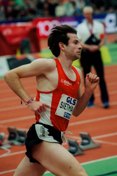 Marco Sietmann (LG Brillux Münster) am 28.02.2026 bei den Deutschen Hallen Meisterschaften in der Helmut-Körnig-Halle in Dortmund