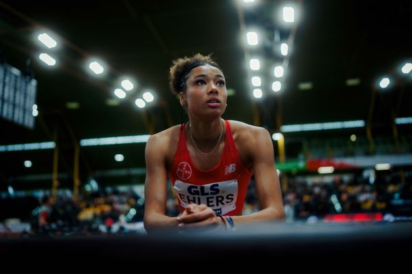 Anna-Elisabeth Ehlers (TSV Bayer 04 Leverkusen) am 28.02.2026 bei den Deutschen Hallen Meisterschaften in der Helmut-Körnig-Halle in Dortmund
