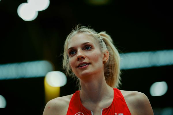 Bianca Stichling (TSV Bayer 04 Leverkusen) am 28.02.2026 bei den Deutschen Hallen Meisterschaften in der Helmut-Körnig-Halle in Dortmund