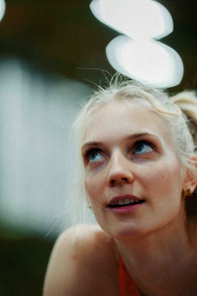 Bianca Stichling (TSV Bayer 04 Leverkusen) am 28.02.2026 bei den Deutschen Hallen Meisterschaften in der Helmut-Körnig-Halle in Dortmund