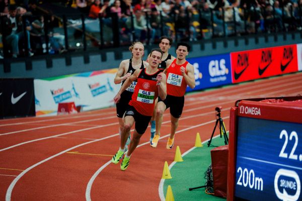 Florian Kroll (LG Osnabrück) am 28.02.2026 bei den Deutschen Hallen Meisterschaften in der Helmut-Körnig-Halle in Dortmund