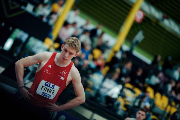 Thorben Finke (SV Sigiltra Sögel) am 28.02.2026 bei den Deutschen Hallen Meisterschaften in der Helmut-Körnig-Halle in Dortmund