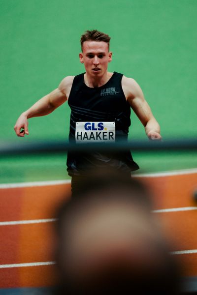 Niklas Haaker (LG Neustadt Nord) am 28.02.2026 bei den Deutschen Hallen Meisterschaften in der Helmut-Körnig-Halle in Dortmund