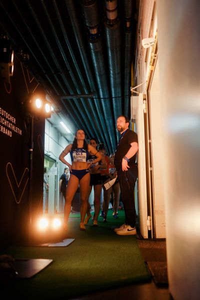 am 28.02.2026 bei den Deutschen Hallen Meisterschaften in der Helmut-Körnig-Halle in Dortmund