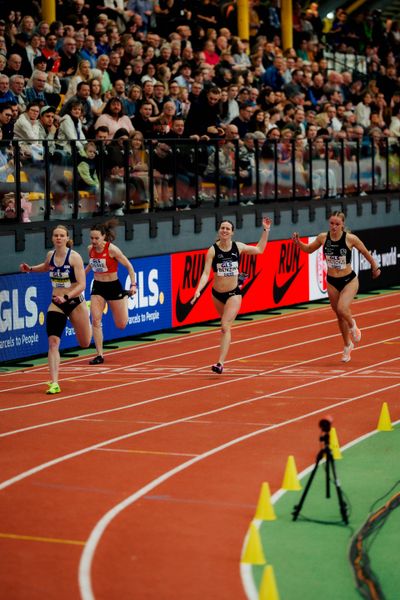 Lea Sophie Benzin (Cologne Athletics) am 01.03.2026 bei den Deutschen Hallen Meisterschaften in der Helmut-Körnig-Halle in Dortmund