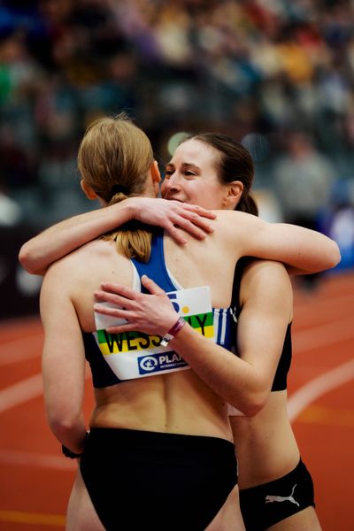 Lea Sophie Benzin (Cologne Athletics) am 01.03.2026 bei den Deutschen Hallen Meisterschaften in der Helmut-Körnig-Halle in Dortmund