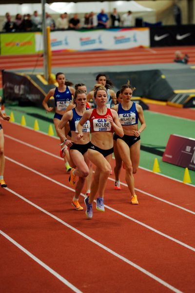 am 01.03.2026 bei den Deutschen Hallen Meisterschaften in der Helmut-Körnig-Halle in Dortmund