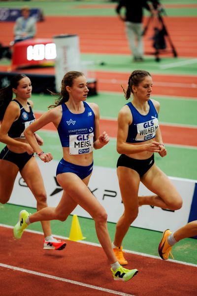 am 01.03.2026 bei den Deutschen Hallen Meisterschaften in der Helmut-Körnig-Halle in Dortmund
