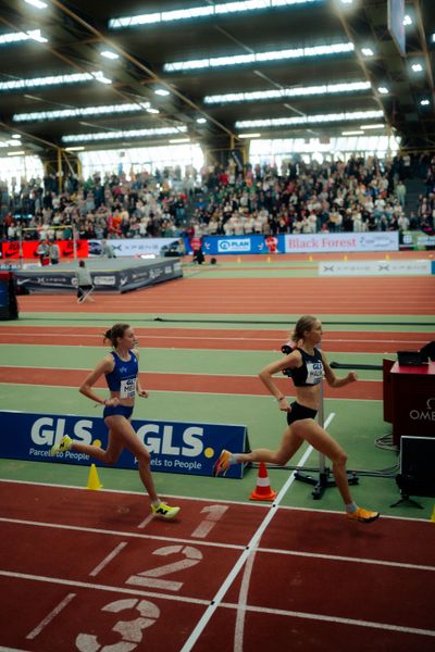 Verena Meisl (TV Wattenscheid 01) am 01.03.2026 bei den Deutschen Hallen Meisterschaften in der Helmut-Körnig-Halle in Dortmund