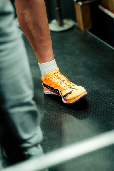 Tanja Spill (TSV Bayer Dormagen) am 01.03.2026 bei den Deutschen Hallen Meisterschaften in der Helmut-Körnig-Halle in Dortmund