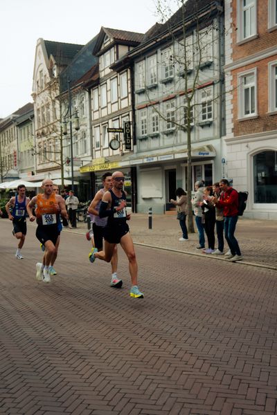 Florian Bremm (Franconia Athletics), Hendrik Pfeiffer (Düsseldorf Athletics) am 08.03.2026 bei den Deutschen Meisterschaften 10 km Straße in Uelzen