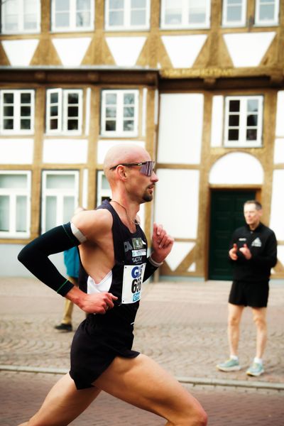 Hendrik Pfeiffer (Düsseldorf Athletics) am 08.03.2026 bei den Deutschen Meisterschaften 10 km Straße in Uelzen