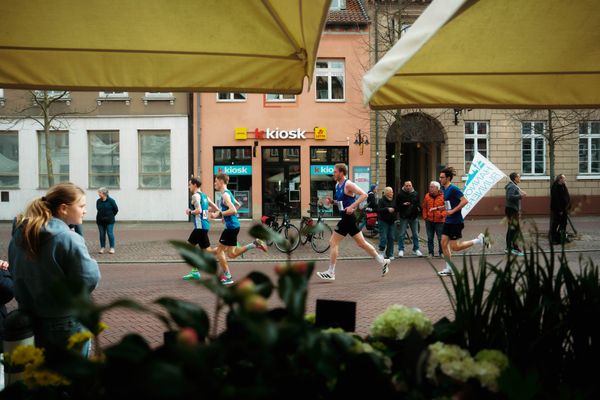Dennis Blunck (Turnerbund Hamburg Eilbeck) am 08.03.2026 bei den Deutschen Meisterschaften 10 km Straße in Uelzen