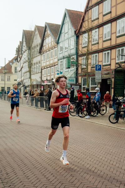 Jakob Langen (LG Osnabrück) am 08.03.2026 bei den Deutschen Meisterschaften 10 km Straße in Uelzen