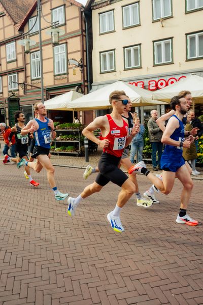 Artur Beimler (LC Cottbus) am 08.03.2026 bei den Deutschen Meisterschaften 10 km Straße in Uelzen