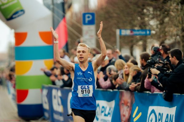 Nils Voigt (TV Wattenscheid 01) am 08.03.2026 bei den Deutschen Meisterschaften 10 km Straße in Uelzen