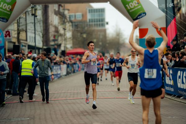 Johannes Motschmann (SCC Berlin) am 08.03.2026 bei den Deutschen Meisterschaften 10 km Straße in Uelzen