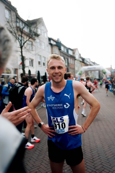 Nils Voigt (TV Wattenscheid 01) am 08.03.2026 bei den Deutschen Meisterschaften 10 km Straße in Uelzen