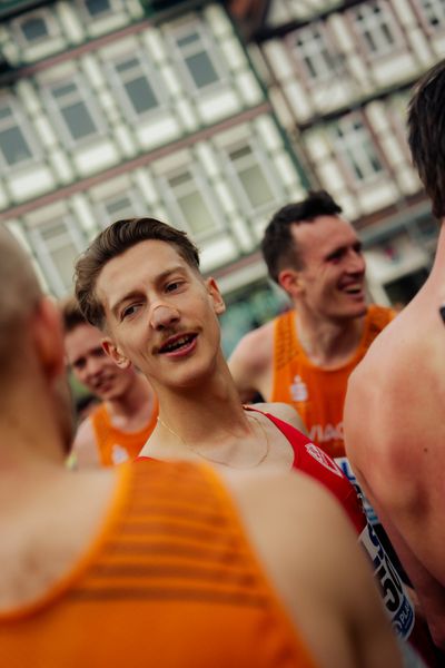 Artur Beimler (LC Cottbus) am 08.03.2026 bei den Deutschen Meisterschaften 10 km Straße in Uelzen