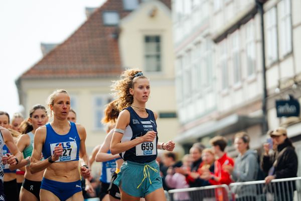 Esther Pfeiffer (Düsseldorf Athletics) am 08.03.2026 bei den Deutschen Meisterschaften 10 km Straße in Uelzen