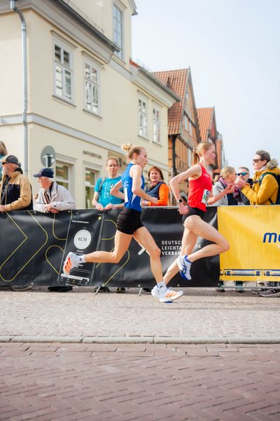 Antonia Schiel (LAV Stadtwerke Tübingen) am 08.03.2026 bei den Deutschen Meisterschaften 10 km Straße in Uelzen