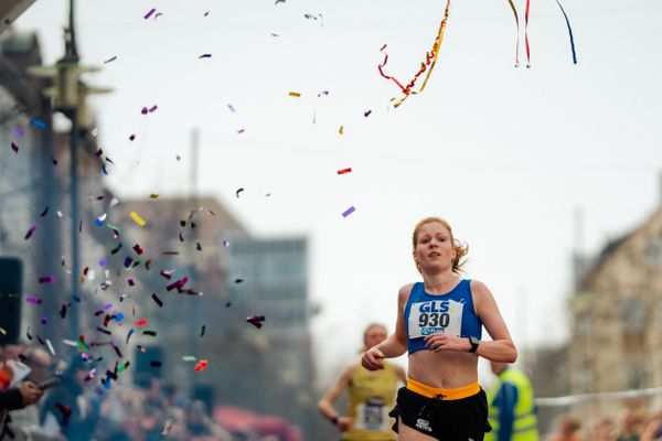 Eva Dieterich (LAV Stadtwerke Tübingen) am 08.03.2026 bei den Deutschen Meisterschaften 10 km Straße in Uelzen