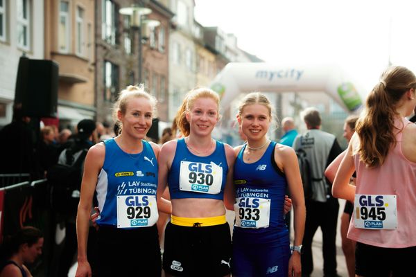 Antonia Schiel (LAV Stadtwerke Tübingen), Eva Dieterich (LAV Stadtwerke Tübingen), Lisa Merkel (LAV Stadtwerke Tübingen) am 08.03.2026 bei den Deutschen Meisterschaften 10 km Straße in Uelzen