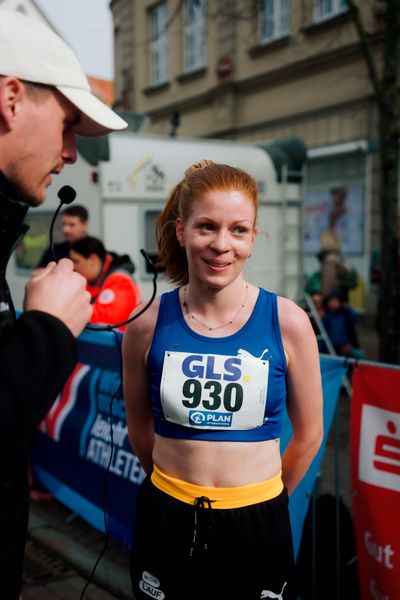 Eva Dieterich (LAV Stadtwerke Tübingen) am 08.03.2026 bei den Deutschen Meisterschaften 10 km Straße in Uelzen