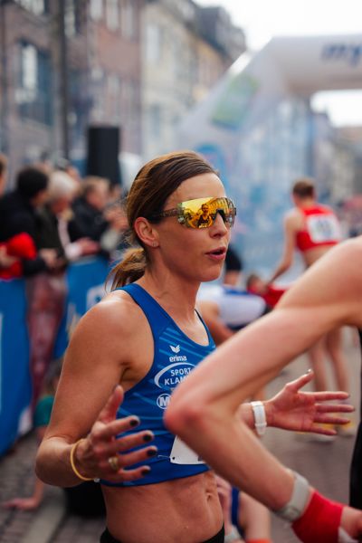 Sabrina Mockenhaupt-Gregor (Tomerdinger LV) am 08.03.2026 bei den Deutschen Meisterschaften 10 km Straße in Uelzen