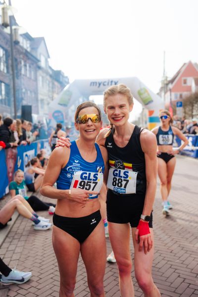 Sabrina Mockenhaupt-Gregor (Tomerdinger LV) am 08.03.2026 bei den Deutschen Meisterschaften 10 km Straße in Uelzen