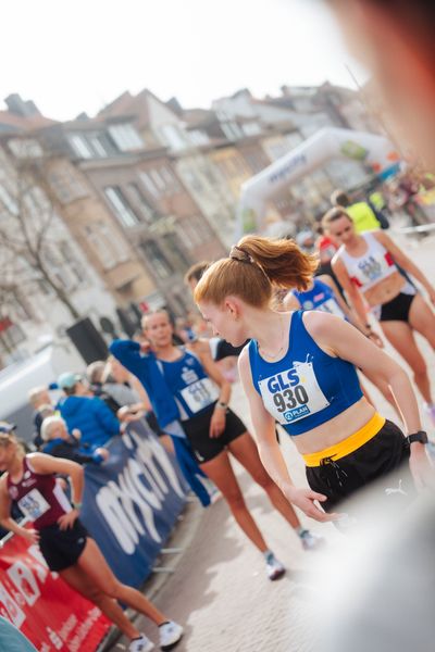 Eva Dieterich (LAV Stadtwerke Tübingen) am 08.03.2026 bei den Deutschen Meisterschaften 10 km Straße in Uelzen